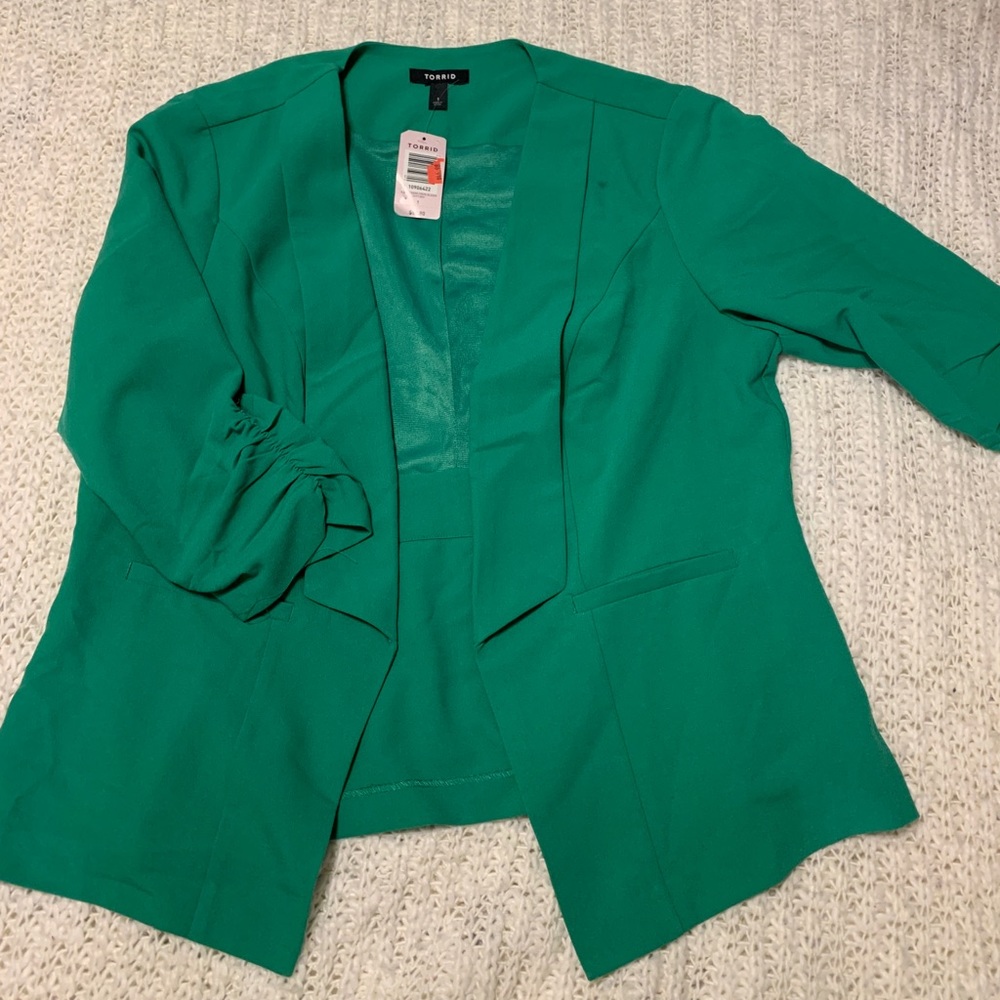 Torrid Green Jacket